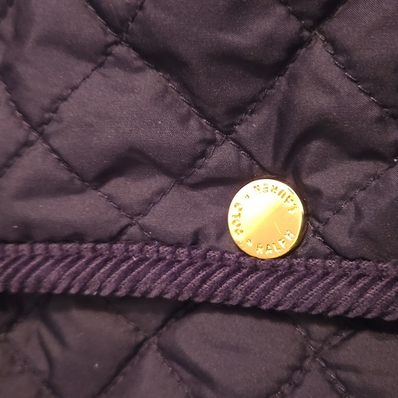 Ralph Lauren Hooded Barn Bunting. Fleece lined. Navy Blue. Size 9 months. EUC!!! - Picture 3 of 5